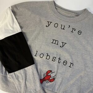 Friends "You're my Lobster"‎ Long Sleeve Women's Crop Tee - Size Small